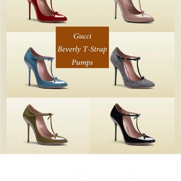 Gucci Black T-Strap Heels with Stiletto - Picture 10 of 10